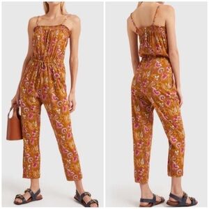 Tuckernuck XiRena‎ 100% Cotton Sydnee Jumpsuit in Sunset Floral Size Small